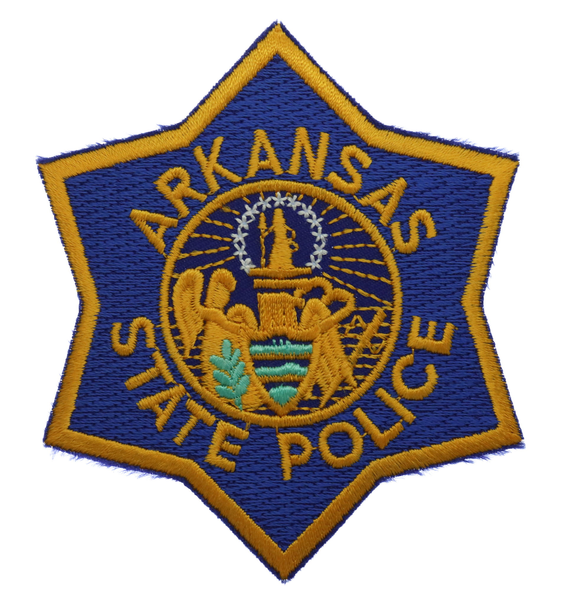 United States Arkansas State Police Cloth Patch Badge
