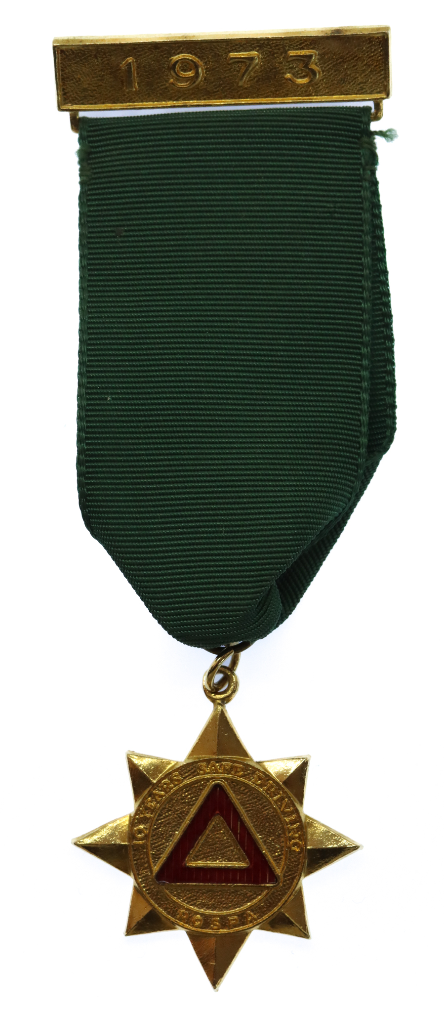 Royal Society for the Prevention of Accidents, 10 Year Safe Driving Medal 1973