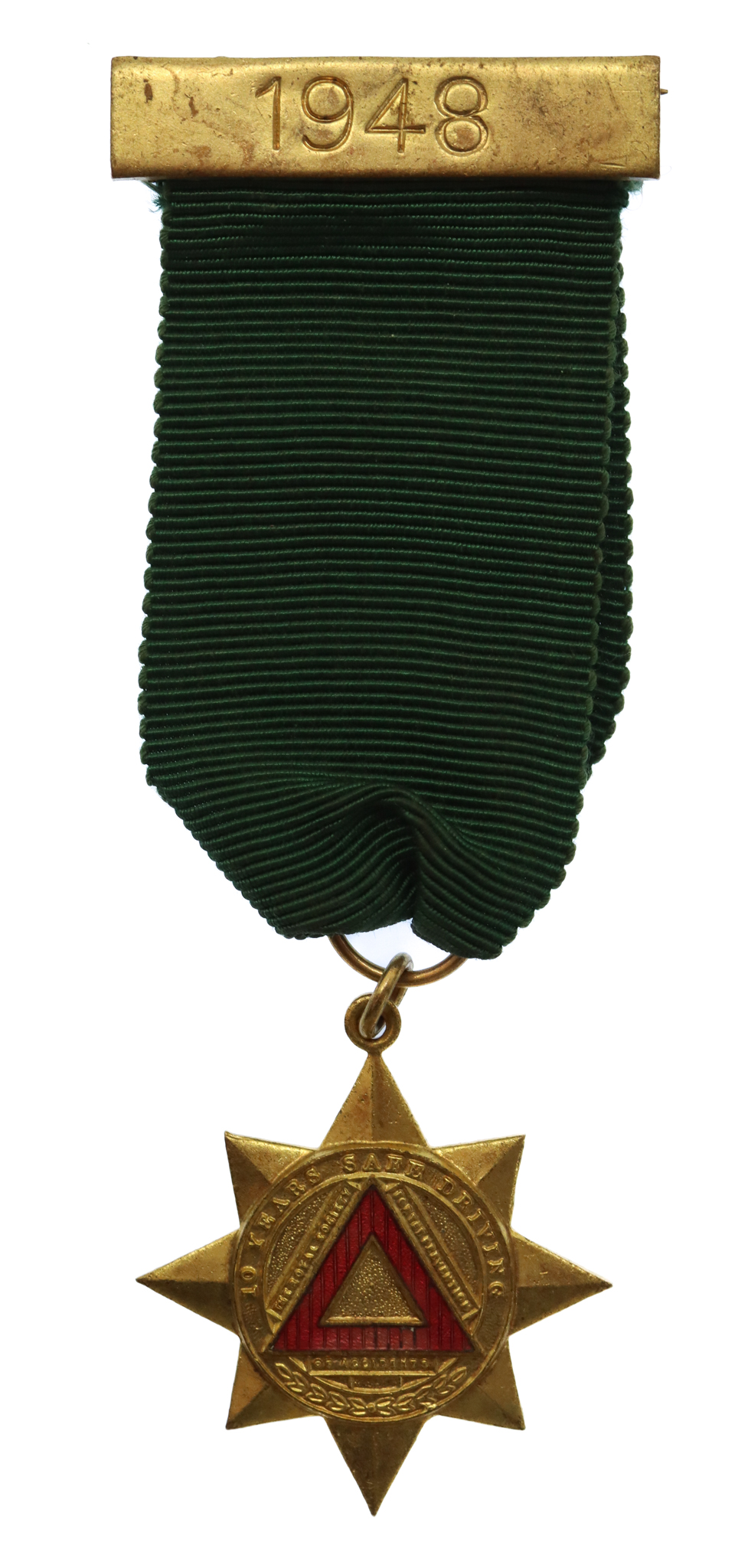 Royal Society for the Prevention of Accidents, 10 Year Safe Driving Medal 1948