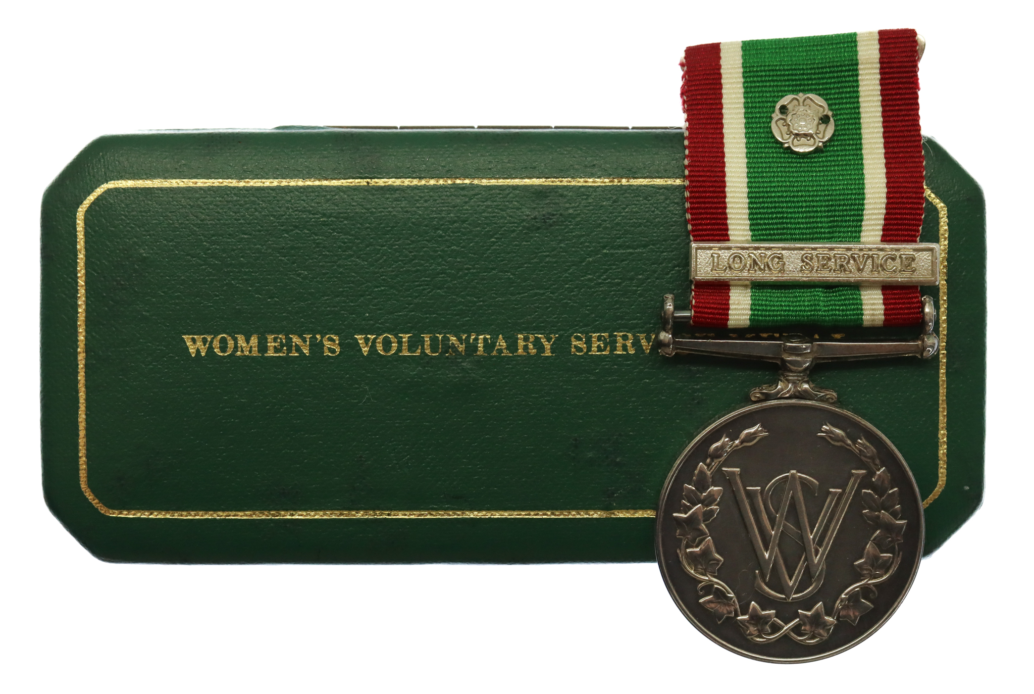 Women's Voluntary Service Medal with Long Service Bar