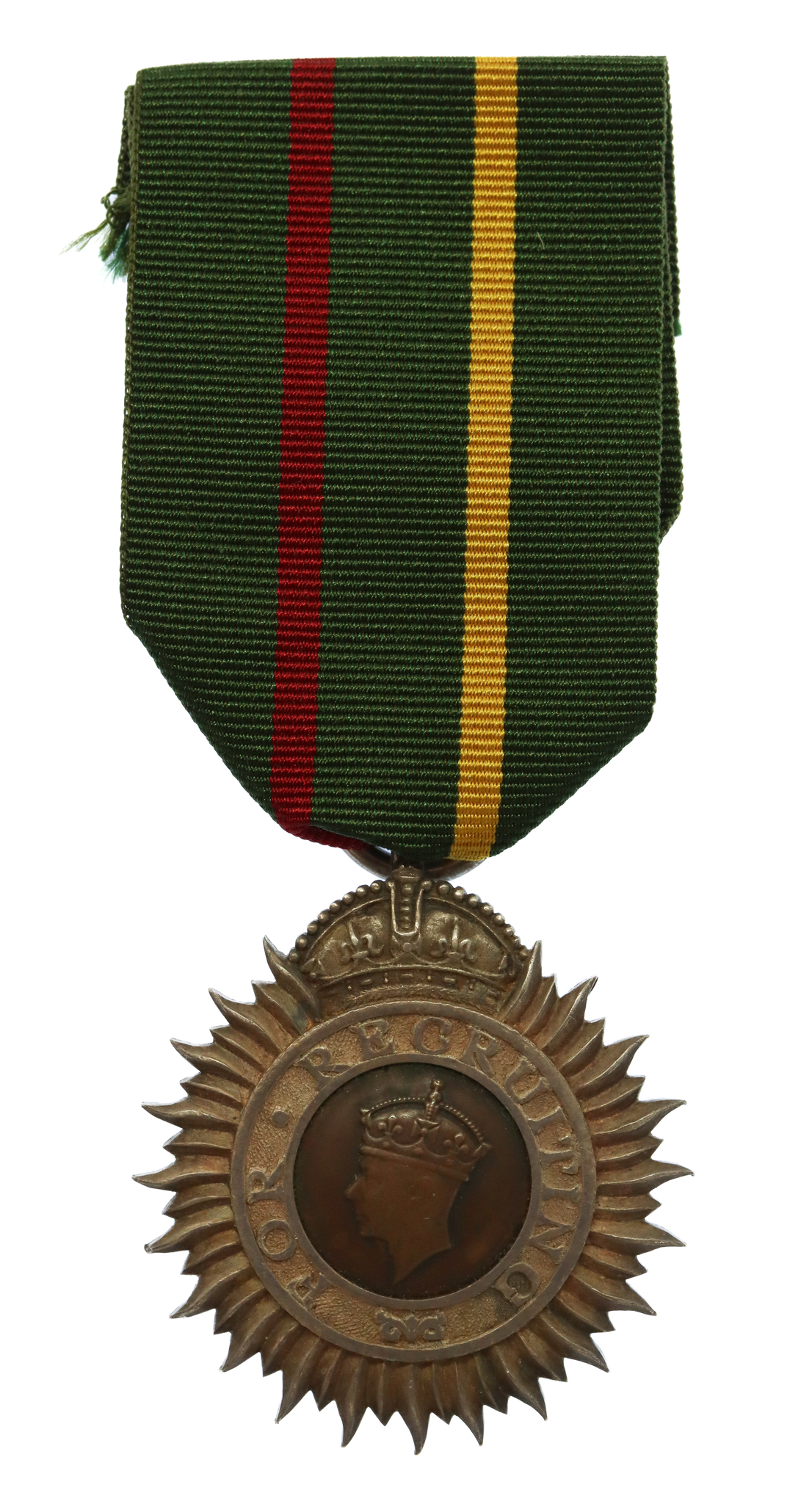 India Recruiting Badge (Medal) 1939-1945