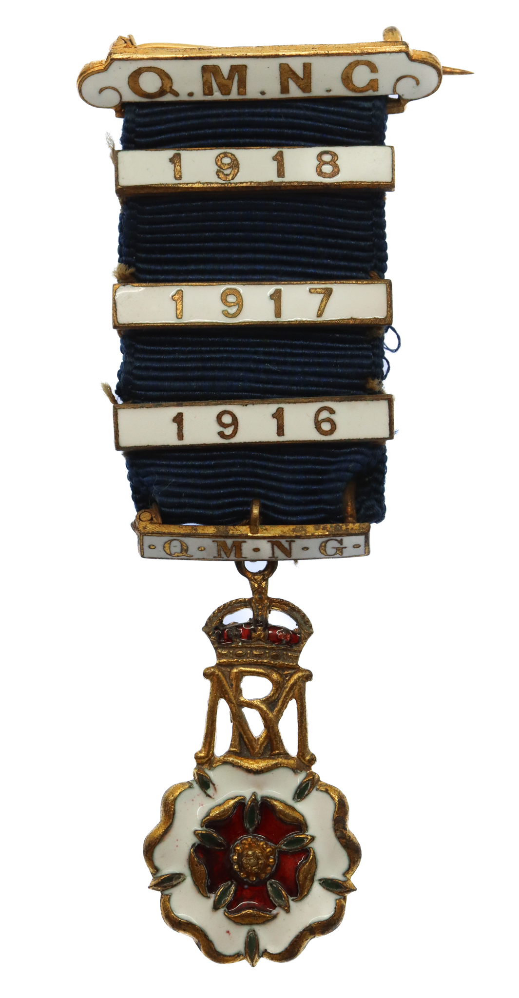 Queen Mary Needlework Guild Medal with Three Bars 