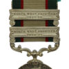 1936 India General Service Medal (Clasps - North West Frontier 1936-37, North West Frontier 1937-39) - L-Naik. Bahadru, 1st 13th Frontier Force Rifles