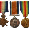 WW1 1914-15 Star Medal Trio - Able Seaman P. Teece, Royal Naval Volunteer Reserve