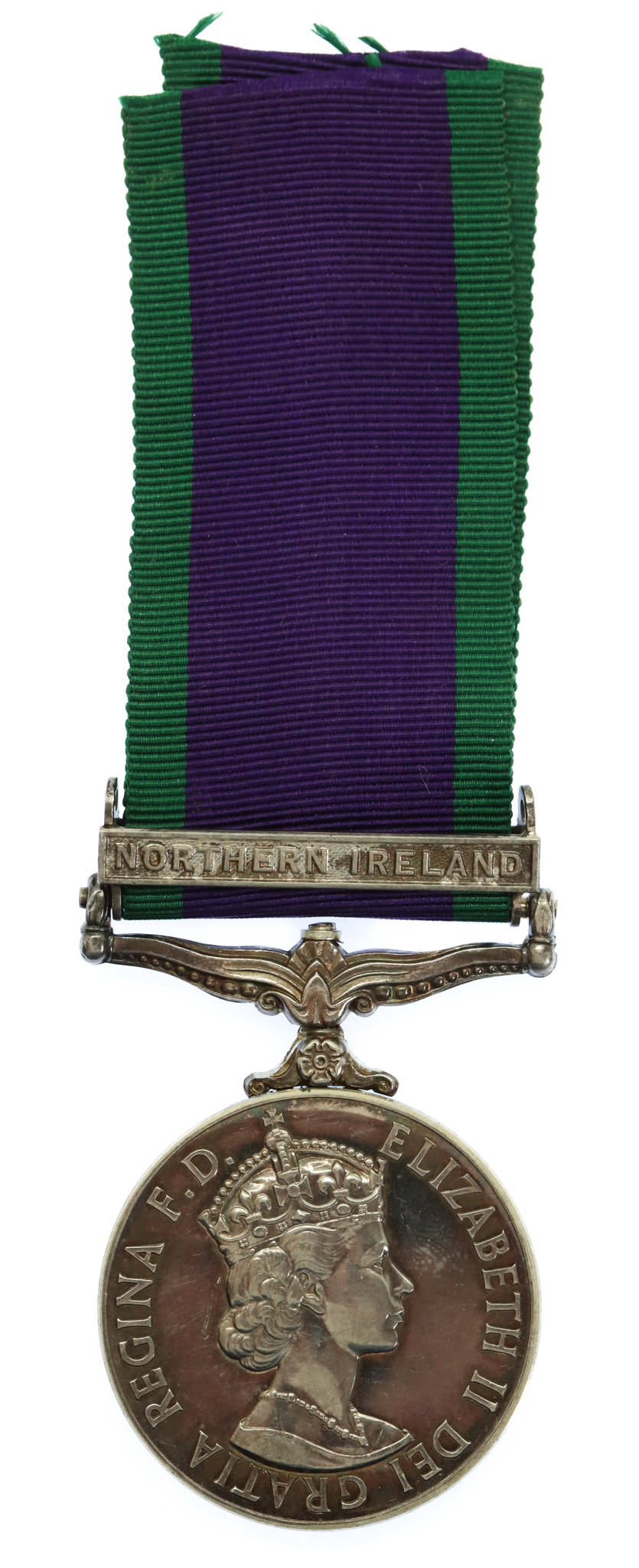 Campaign Service Medal (Clasp - Northern Ireland) - Pte. N.P.F. Thornton, Queen's Regiment