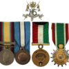 Gulf Medal 1990-1991 (Clasp - 16 Jan to 28 Feb 1991) Group of Four - L.Cpl. T.R. Eaton-Lees, 16th/5th Lancers