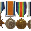 WW1 1914-15 Star Trio and Royal Navy Long Service & Good Conduct Medal Group of Four - Gunner J. Warner, Royal Marine Artillery
