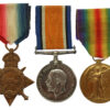WW1 1914-15 Star Medal Trio - Chief Motor Mechanic A.A. Usher, Royal Naval Volunteer Reserve