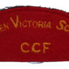 Queen Victoria School C.C.F. Cloth Shoulder Title