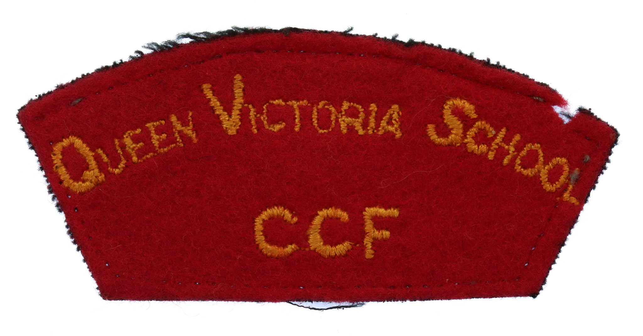 Queen Victoria School C.C.F. Cloth Shoulder Title