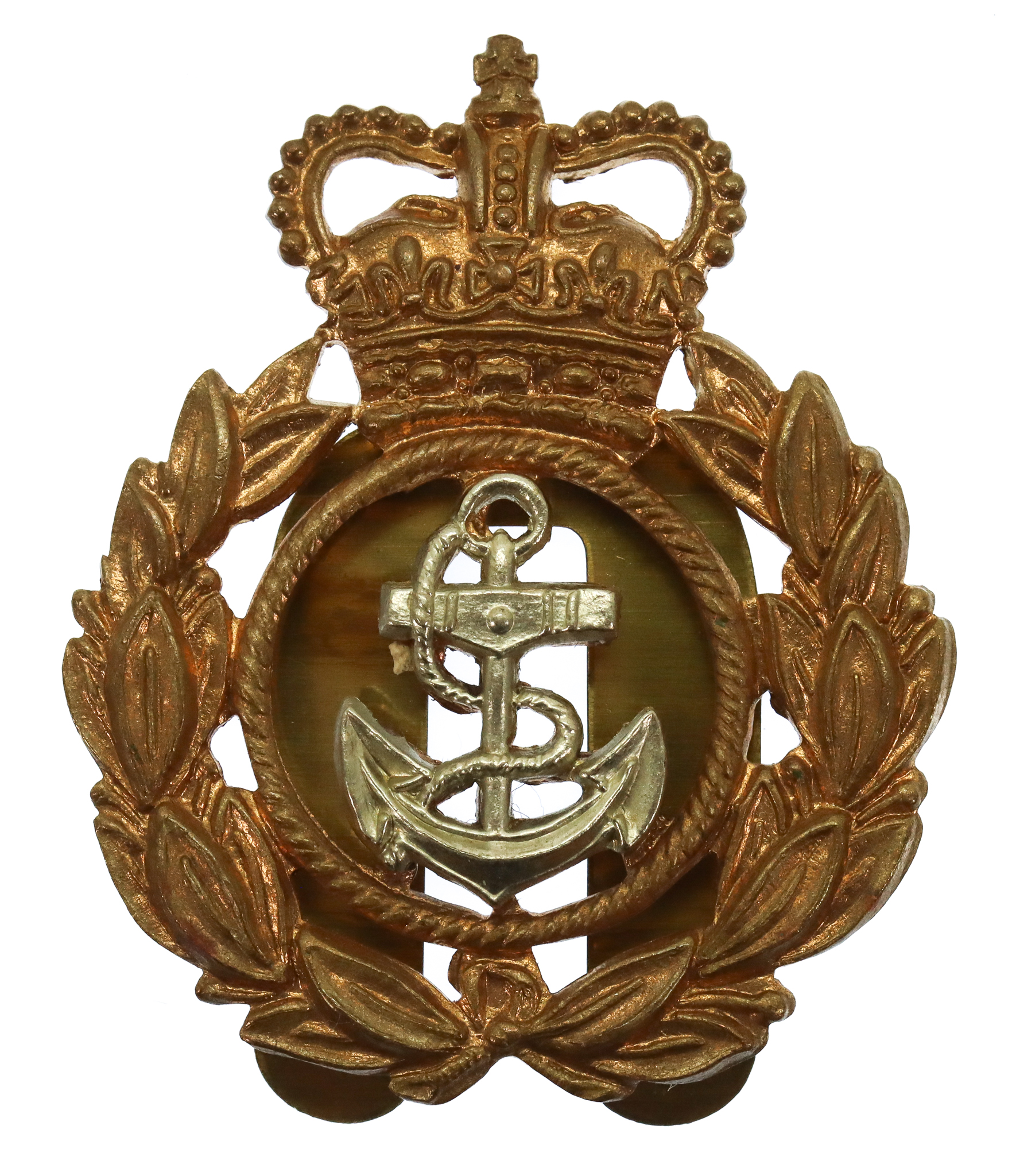 Royal Navy Chief Petty Officer's Cap Badge - Queen's Crown