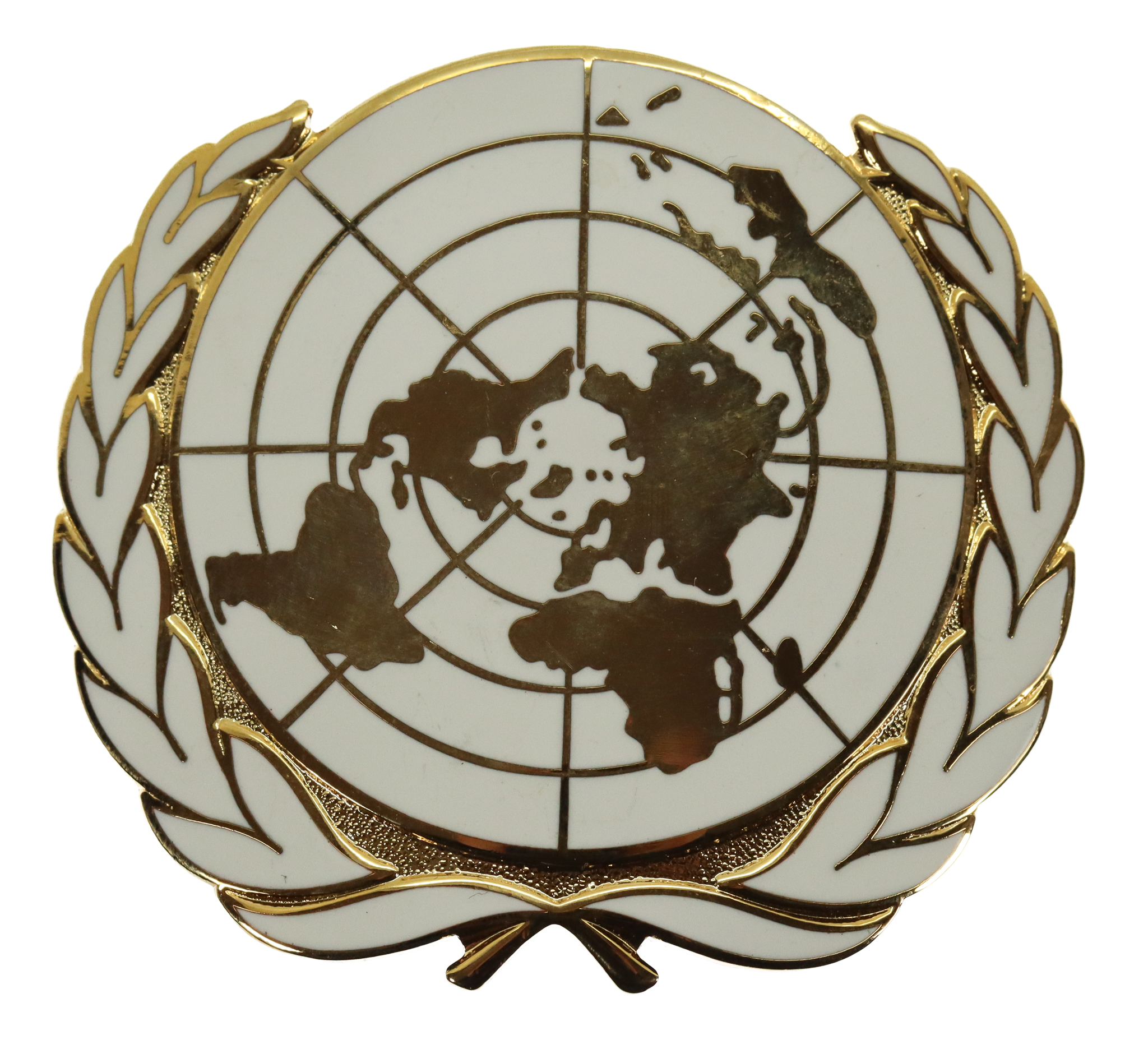 United Nations UN Peace Keeping Force Beret Badge