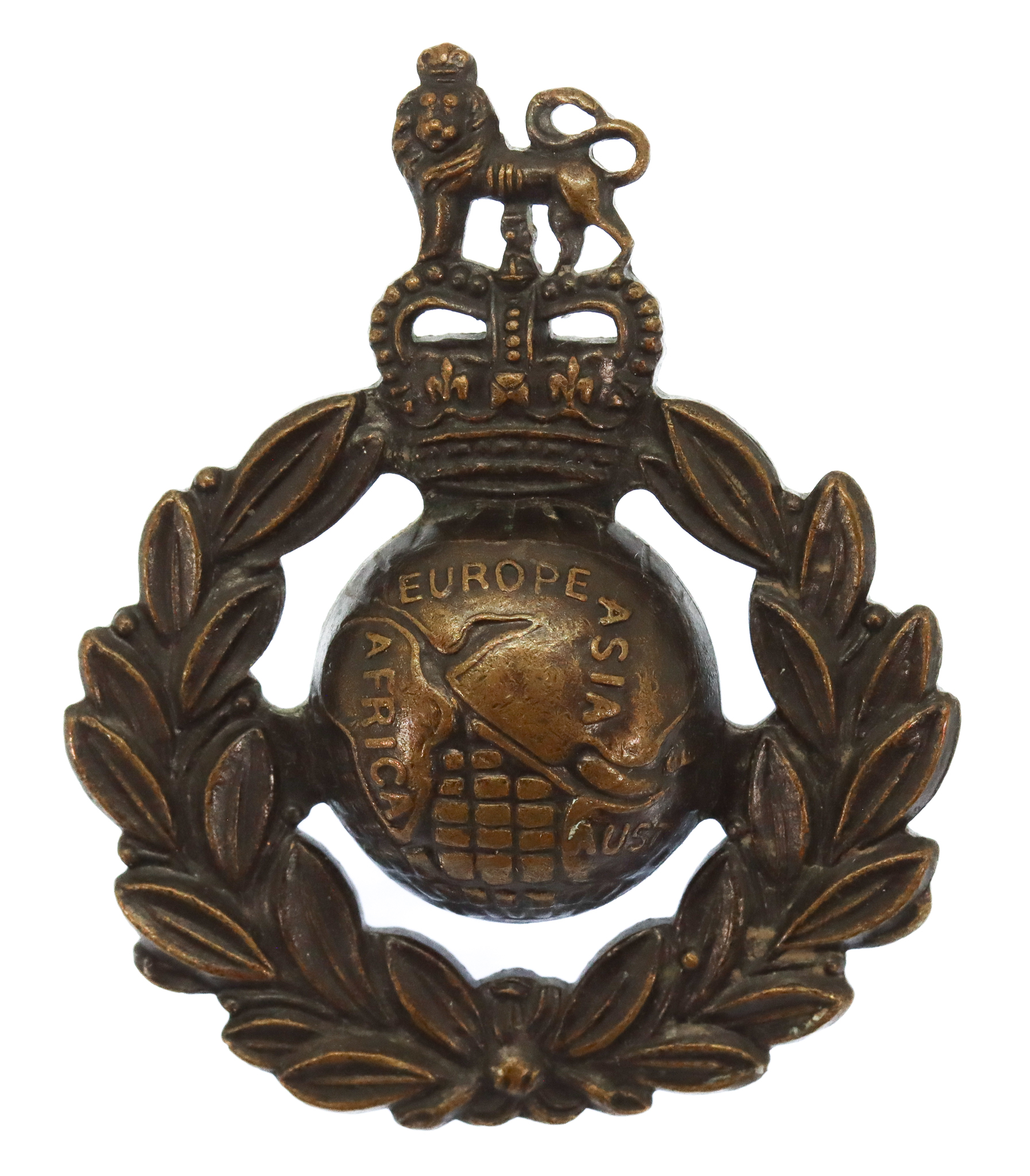 Royal Marines Cap Badge - Queen's Crown