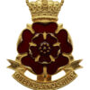 Queen's Lancashire Regiment Enamelled Cap Badge