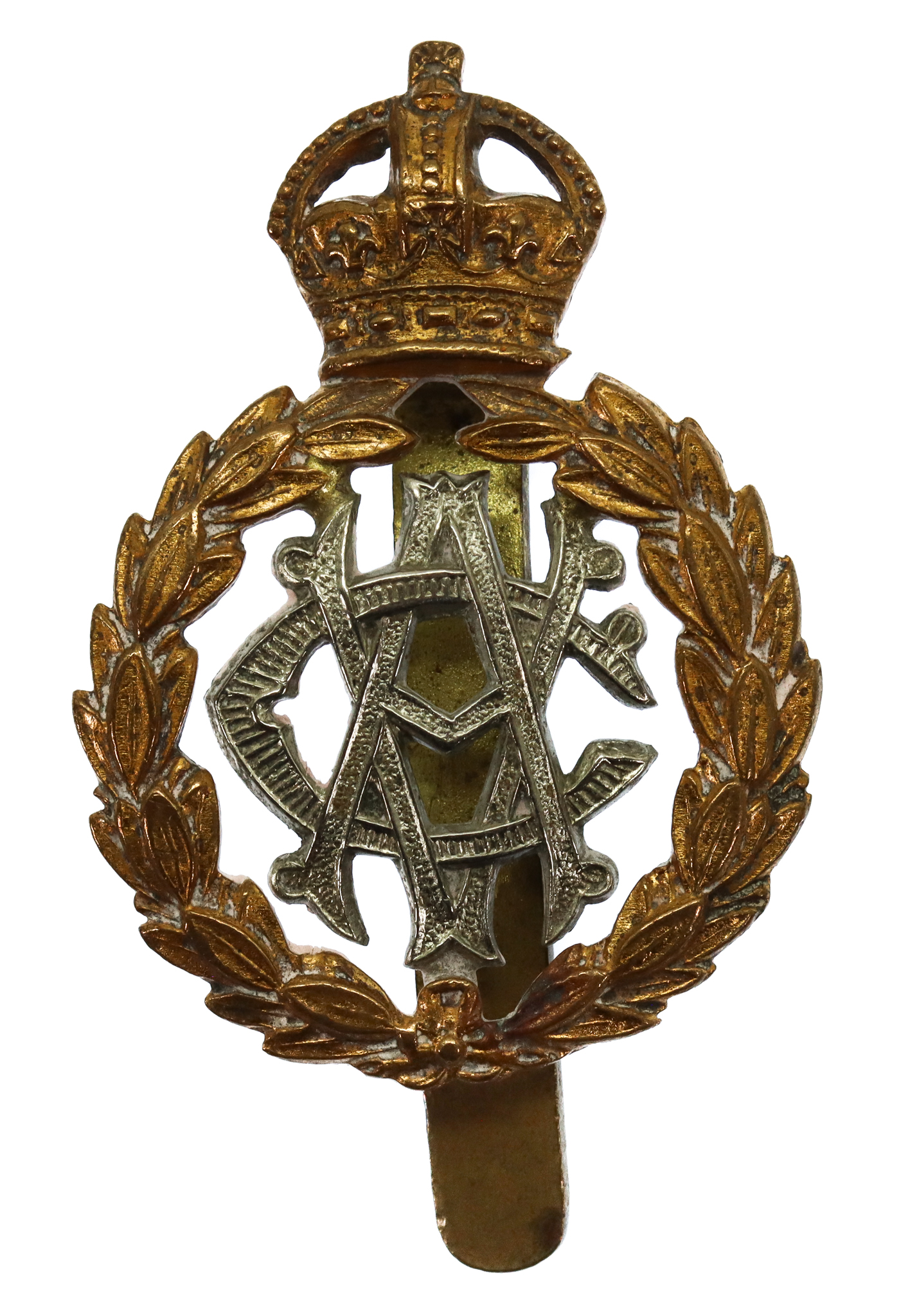 Army Veterinary Corps (A.V.C.) Cap Badge - King's Crown