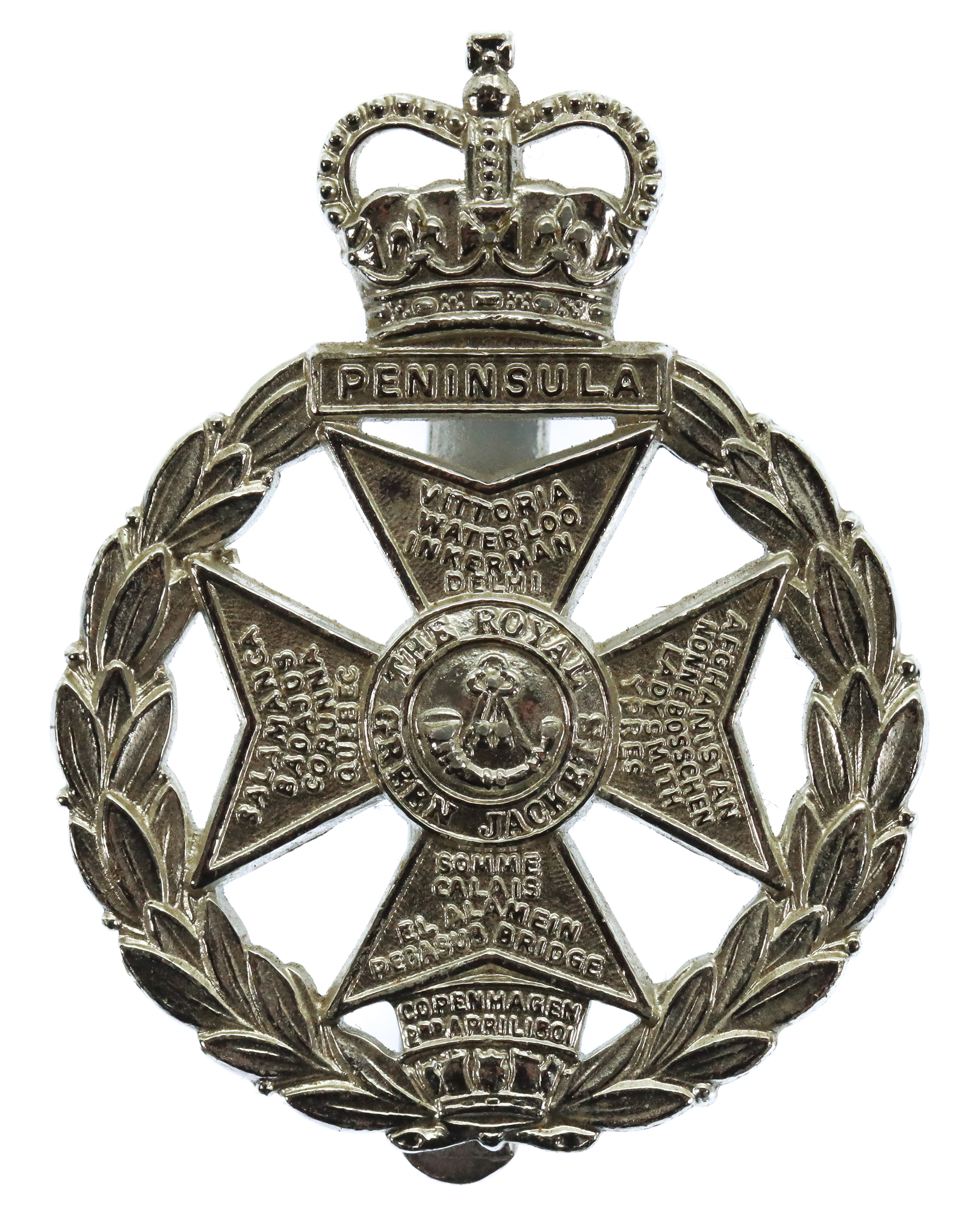 Royal Green Jackets Anodised (Staybrite) Cap Badge
