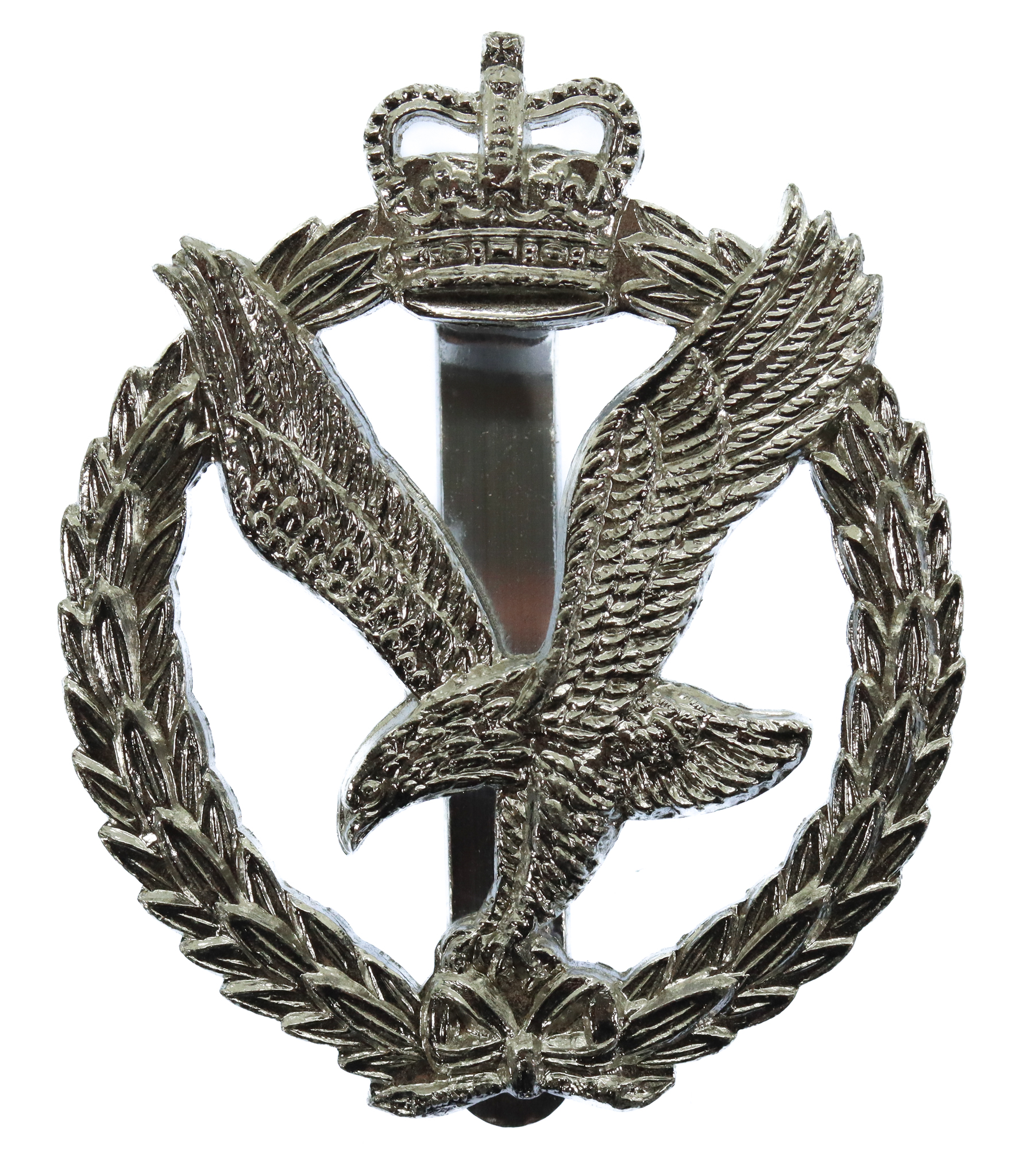 Army Air Corps Anodised (Staybrite) Cap Badge