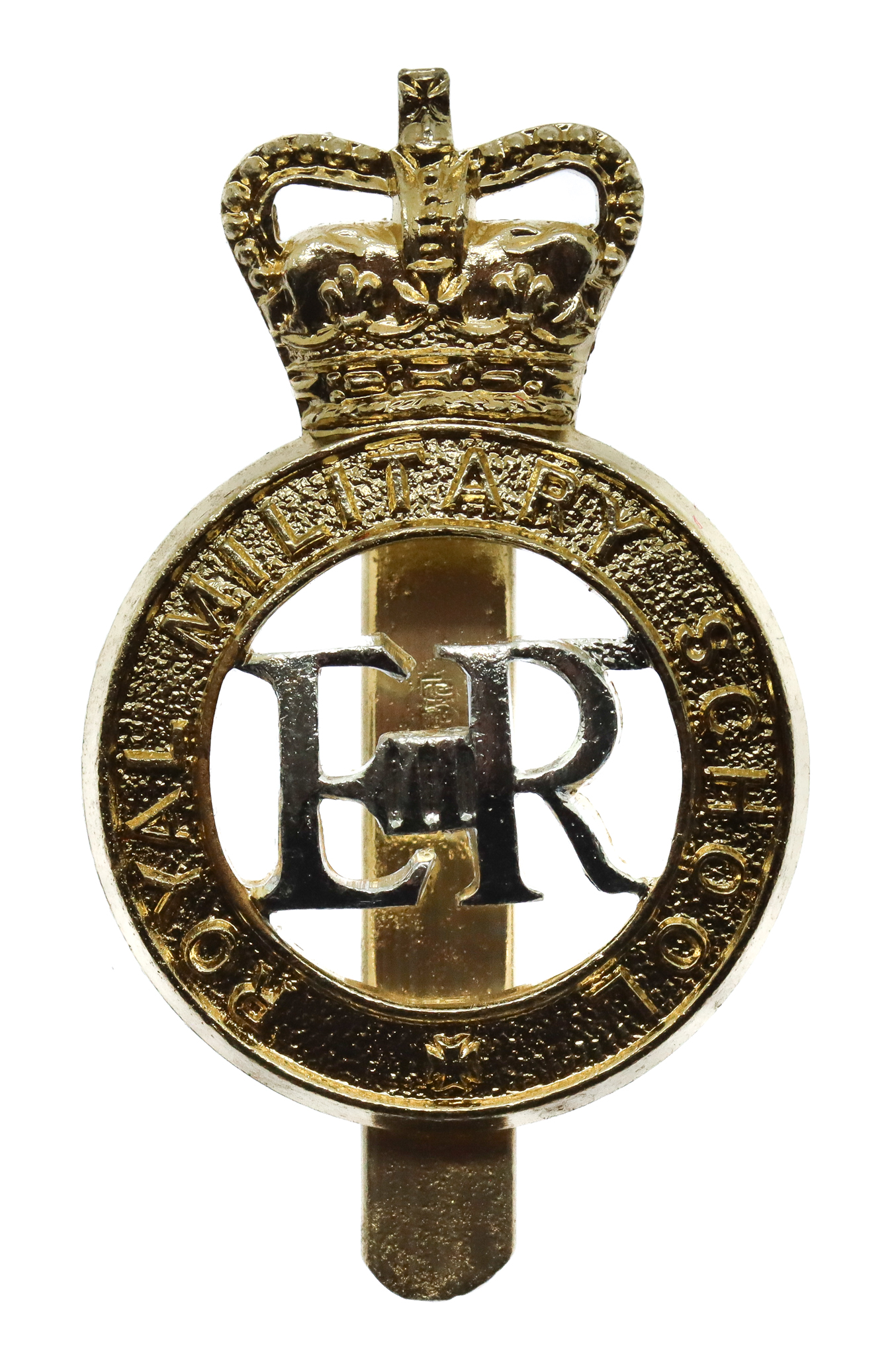 Royal Military School Anodised (Staybrite) Cap Badge