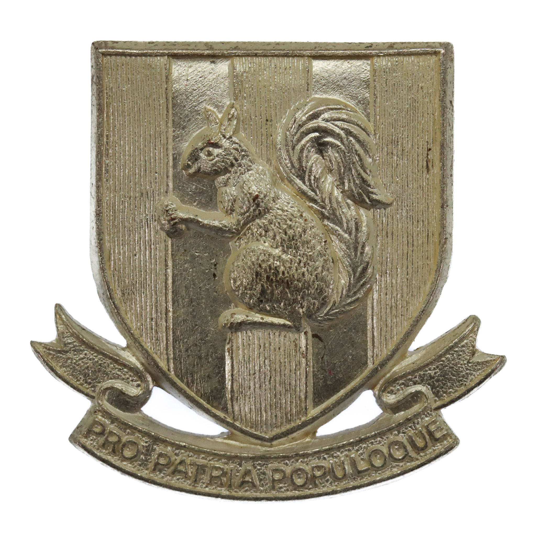 Blundell's School, Tiverton O.T.C. Silvered Cap Badge
