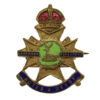 Notts & Derby Regiment (Sherwood Foresters) Enamelled Sweetheart Brooch - King's Crown