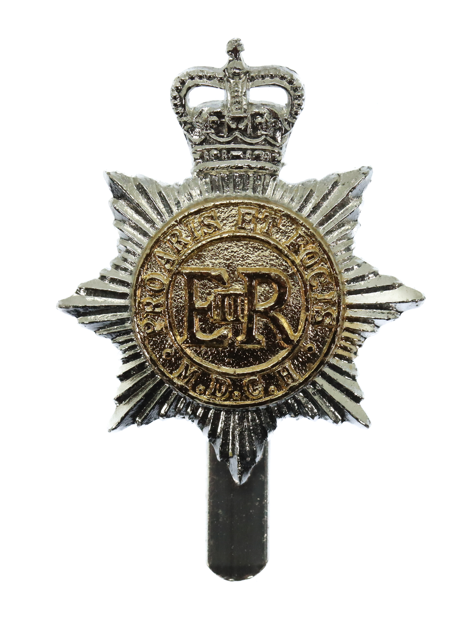47th (Middlesex Yeomanry) Signal Squadron Anodised (Staybrite) Cap Badge