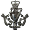 8th (Irish) Bn. The King's (Liverpool) Regiment Anodised (Staybrite) Cap Badge