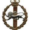 King's Own Royal Border Regiment Anodised (Staybrite) Cap Badge