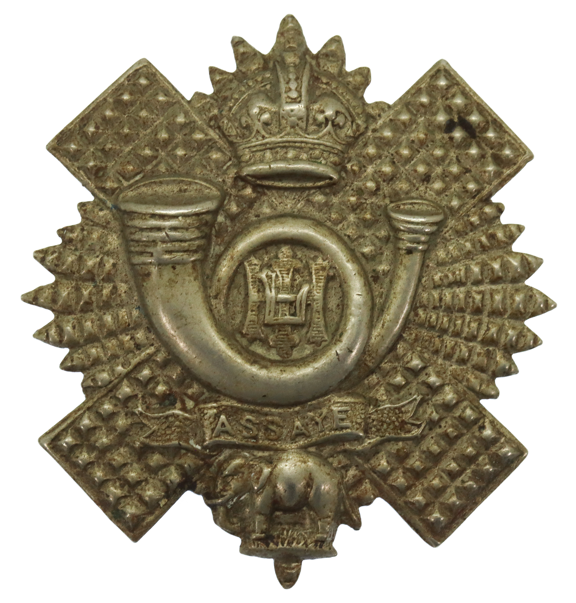 Highland Light Infantry (H.L.I.) Cap Badge - King's crown