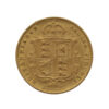 1892 Victoria Gold Shield Back Half Sovereign Coin