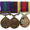 General Service Medal (Clasp - Malaya) and RAF Long Service & Good Conduct Medal Group of Three - Sgt. D.W. Bower, Royal Air Force