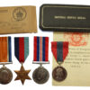 WW1 British War Medal, WW2 1939-45 Star, War Medal 1939-45 and Imperial Service Medal Group of Four - W.H. Parrott, HM Dockyard, Portsmouth