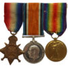 WW1 1914-15 Star Medal Trio - Pte. G. Woodbridge, Army Service Corps