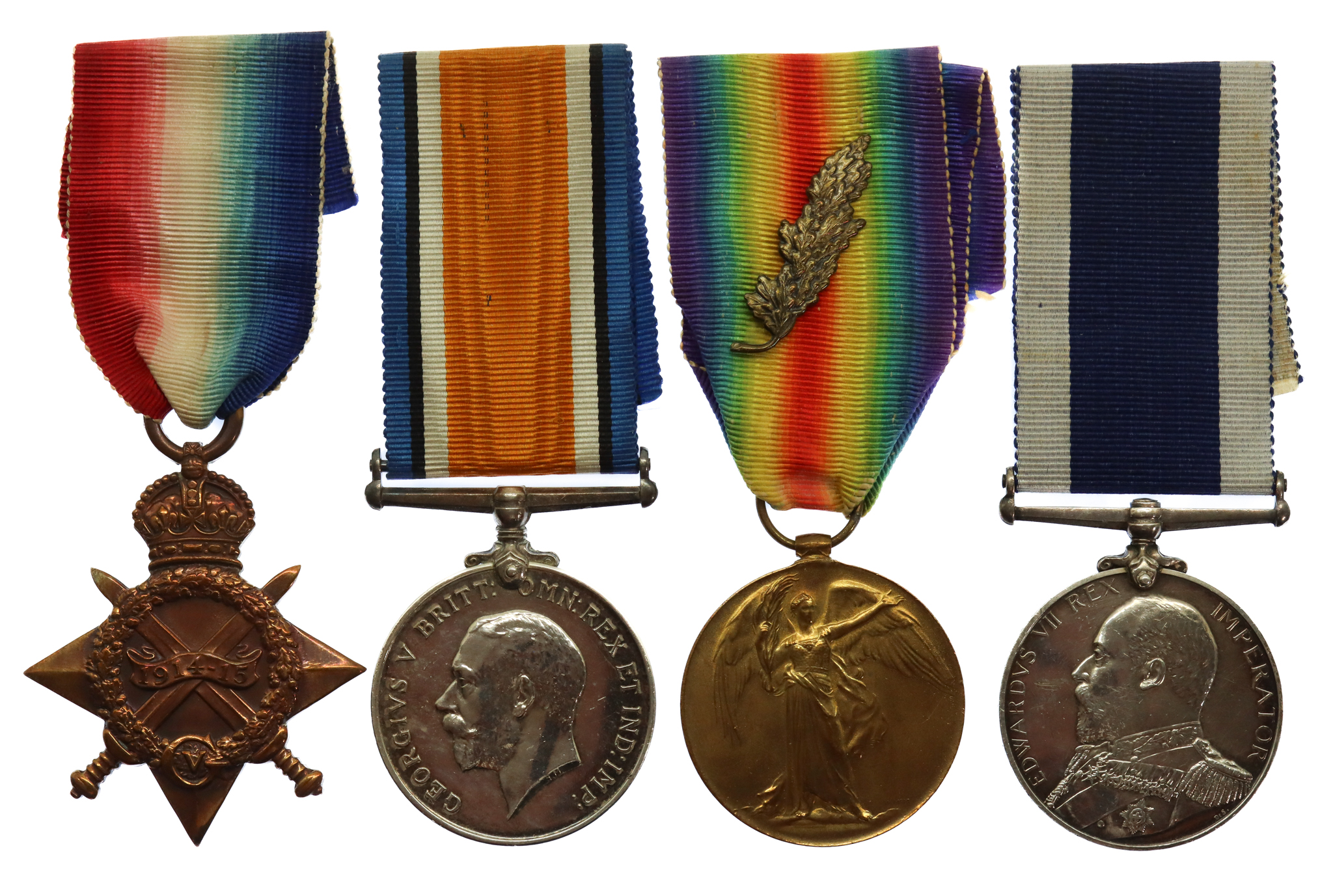 WW1 Gallipoli Mentioned in Despatches 1914-15 Star Trio and RN Long Service & Good Conduct Medal Group of Four - Chief Petty Officer W.J. Criddle, Royal Navy