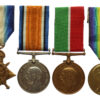  WW1 1914-15 Star, British War Medal, Mercantile Marine War Medal & Victory Medal Group of Four - Eng. Sub Lieutenant T.R. Stuart, Royal Naval Reserve