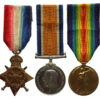 WW1 1914-15 Star Medal Trio - Probationary Flight Officer C.W.D. Outred, Royal Naval Air Service (formerly Able Seaman, RNVR)