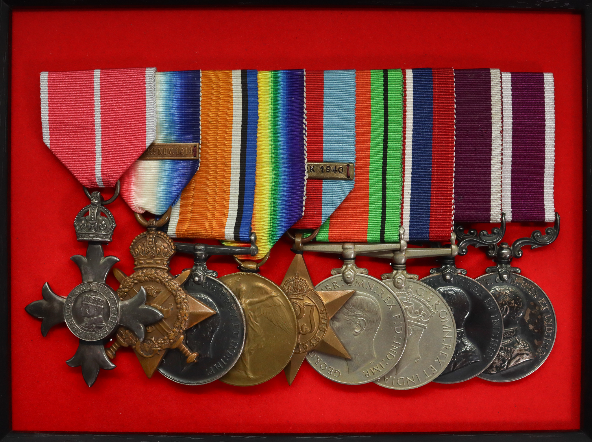 WW2 MBE (Military), Long Service & Good Conduct and Meritorious Service Medal Group of Nine - Lieut (Q.M.) E.J. Godwin, Royal Artillery