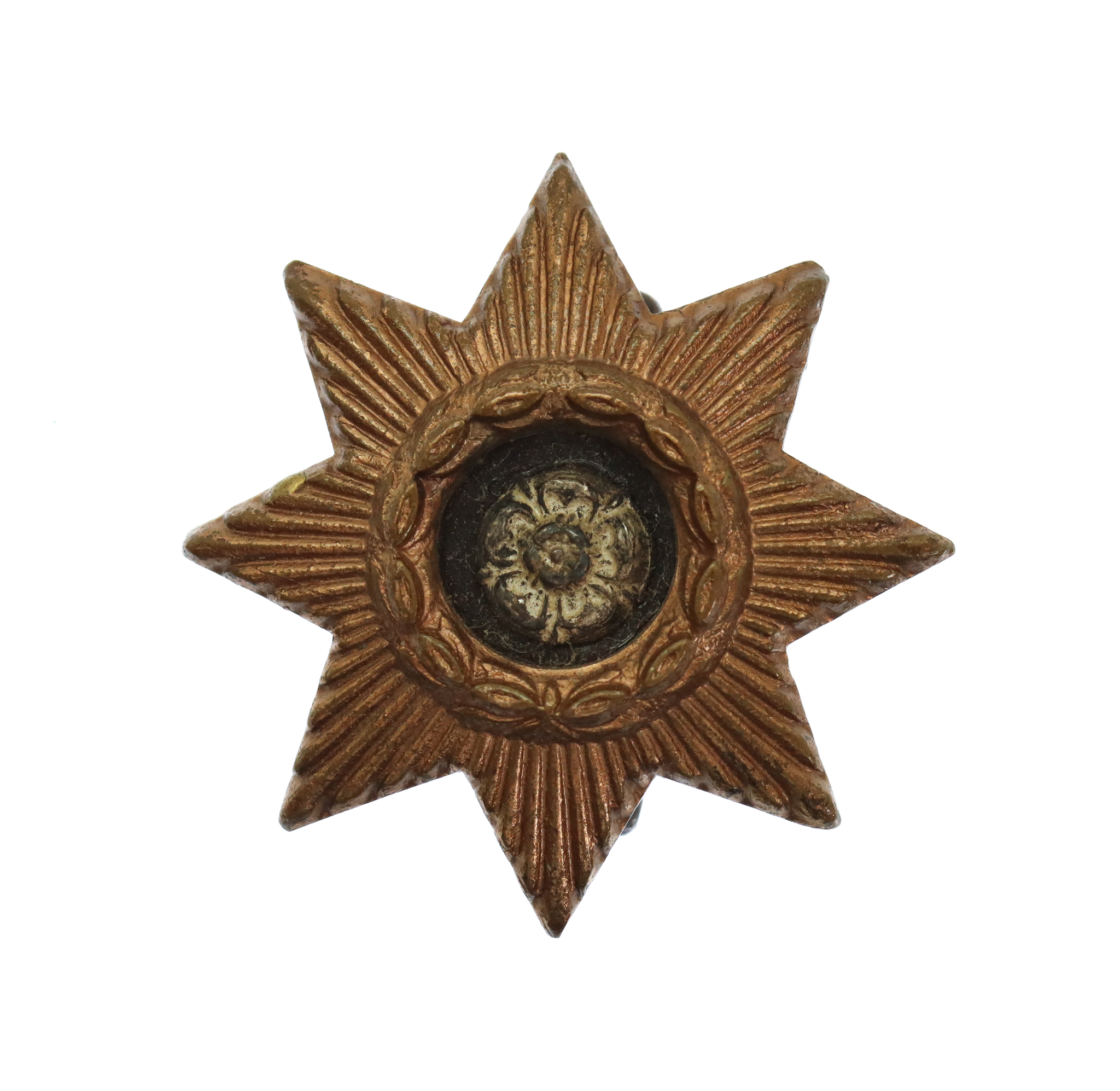 East Yorkshire Regiment Officer's Collar Badge
