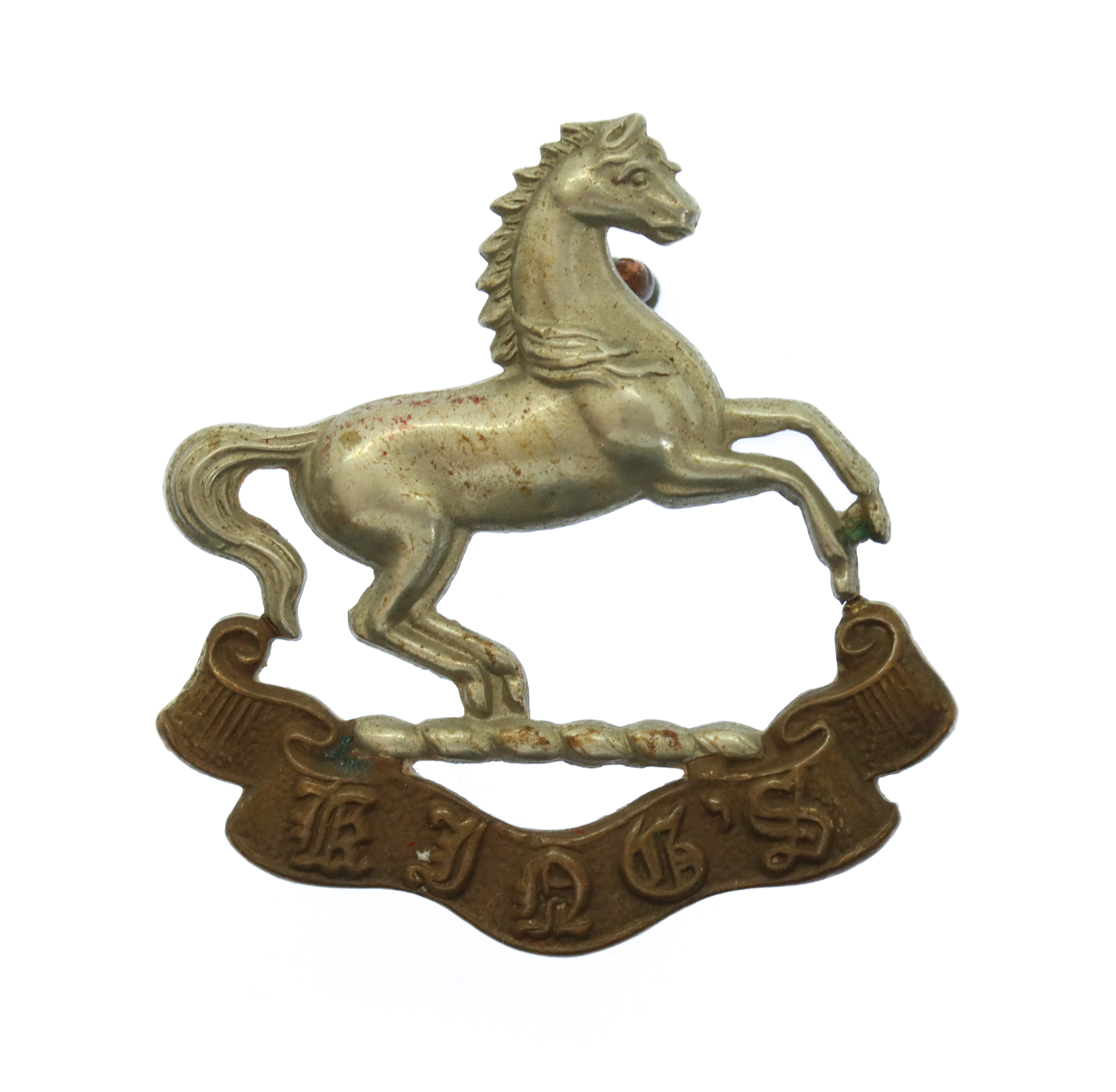 King's (Liverpool) Regiment Collar Badge