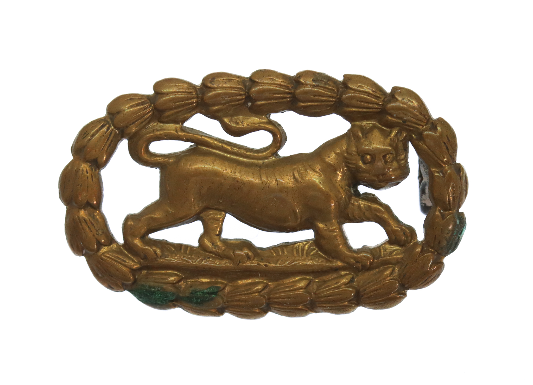 Victorian Leicestershire Regiment Collar Badge