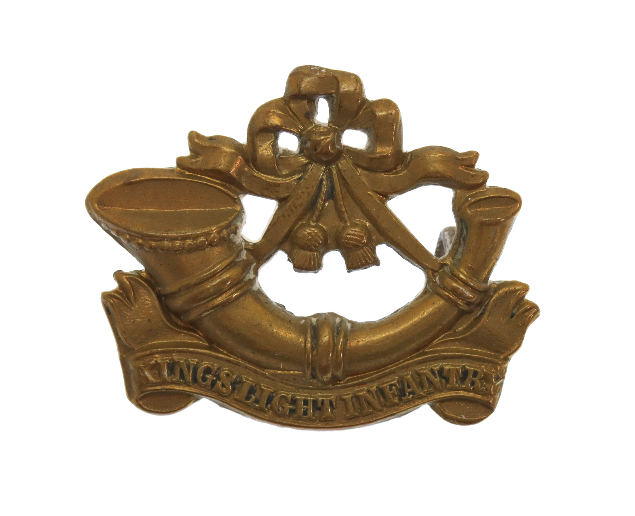 Victorian King's Shropshire Light Infantry (K.S.L.I.) Collar Badge (c.1881 - 1882)