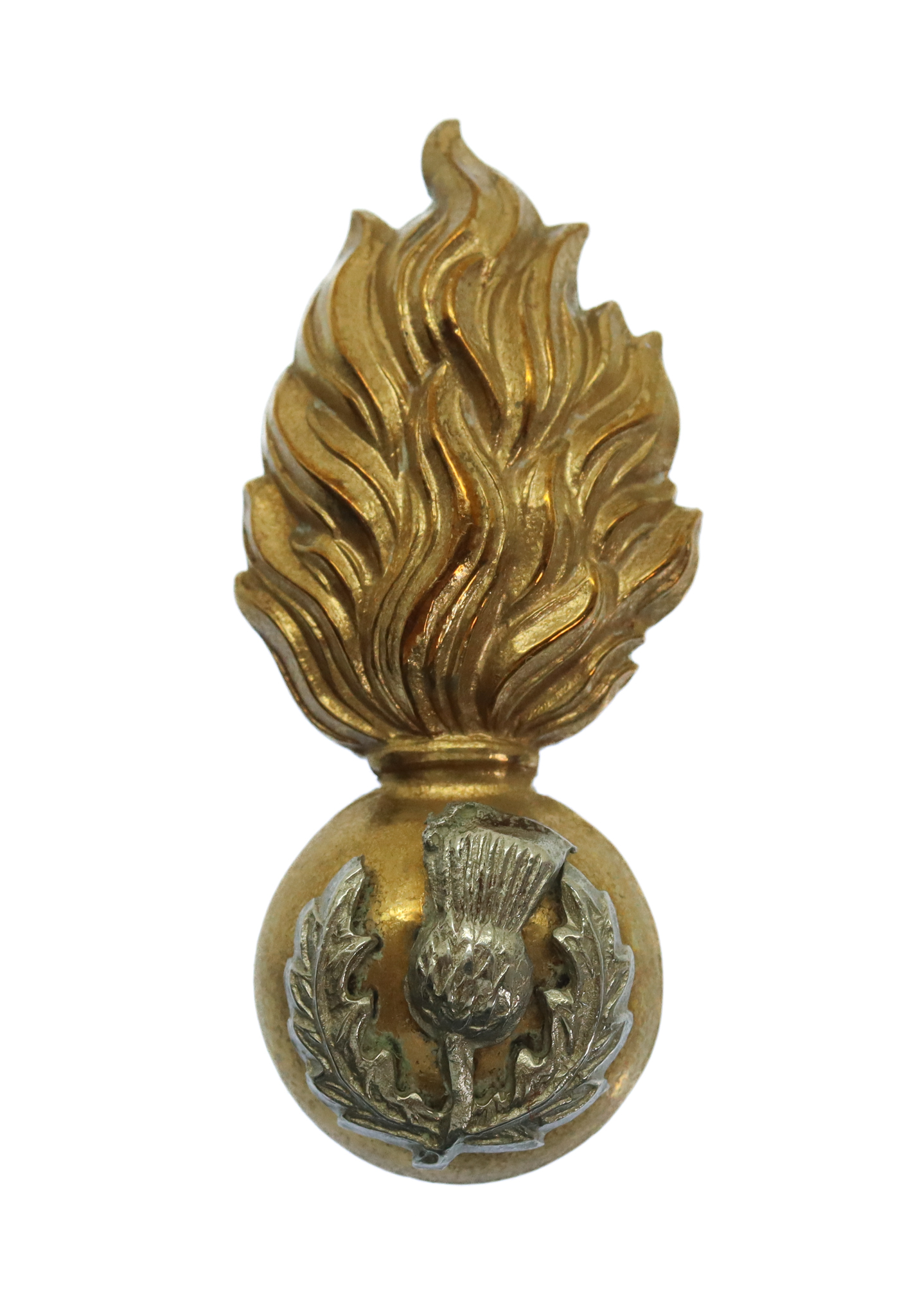 Royal Scots Fusiliers Officer's Collar Badge