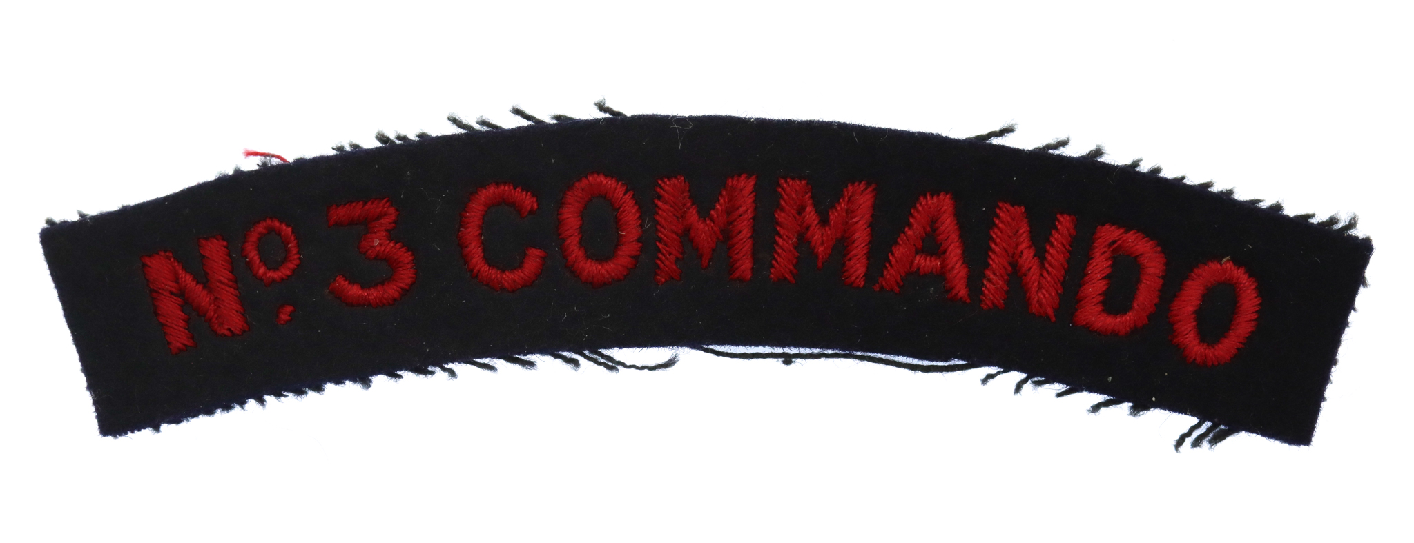 No.3 Commando WW2 Cloth Shoulder Title