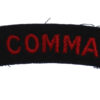 No.6 Commando WW2 Cloth Shoulder Title
