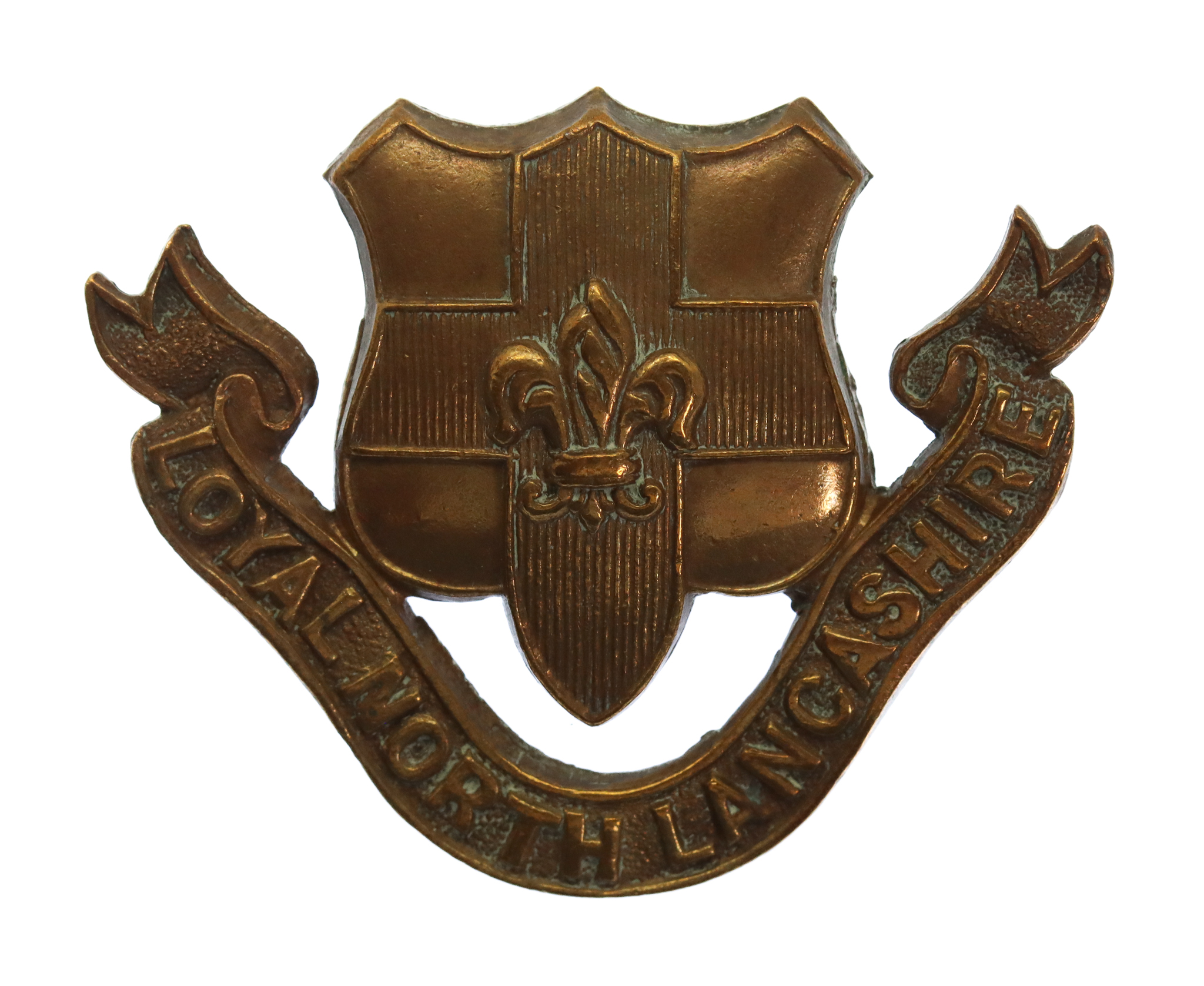 Loyal North Lancashire Regiment Officer's Service Dress Collar Badge