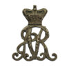 Queen's Own Oxfordshire Hussars Officer's Silver Plated Collar Badge