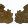 Pair of Canadian 1st Mounted Rifles Battalion C.E.F. WW1 Collar Badges