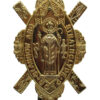 Glasgow & Strathclyde U.O.T.C. Anodised (Staybrite) Cap Badge