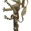 Manchester University O.T.C. Anodised (Staybrite) Cap Badge
