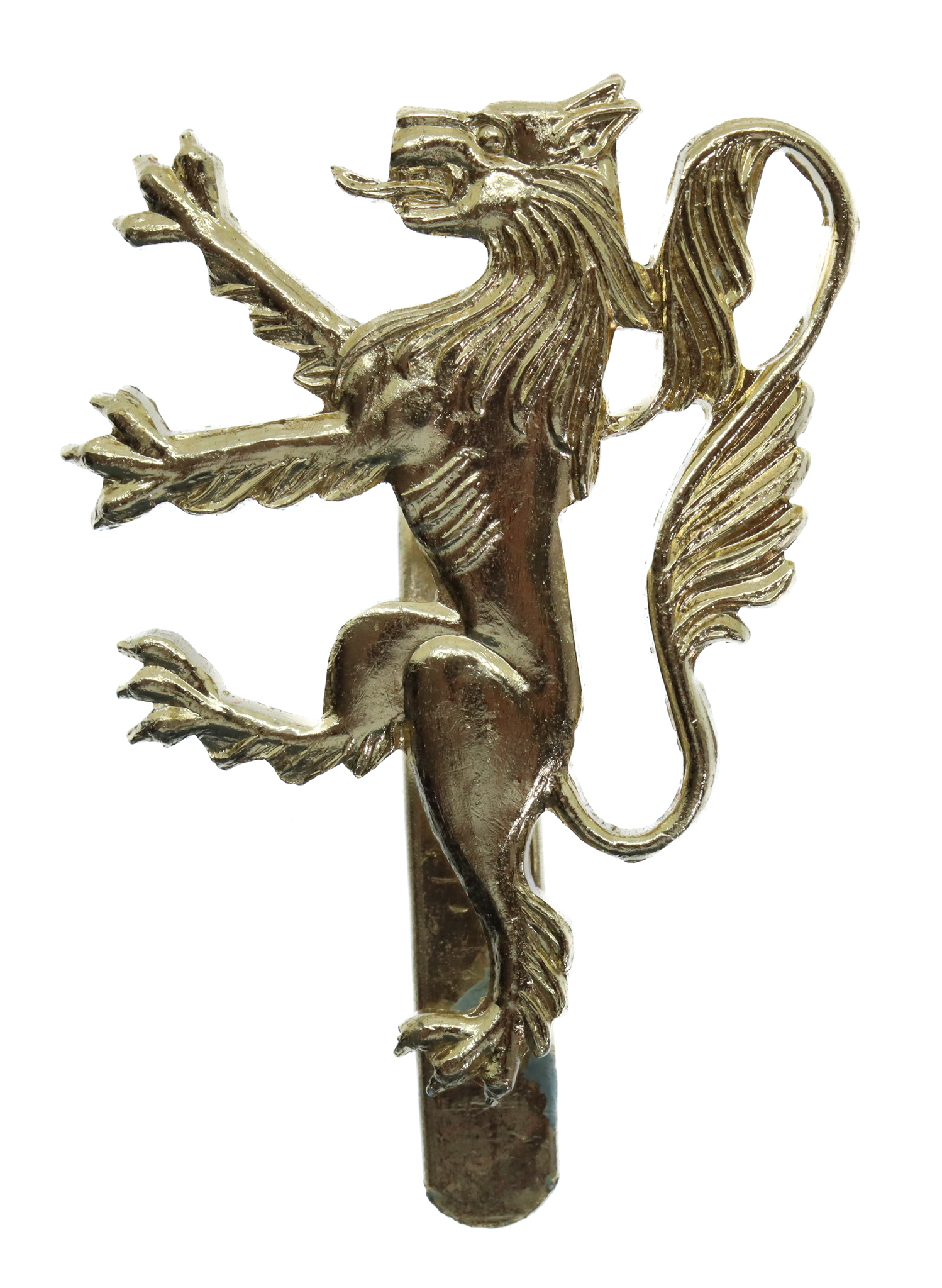 Manchester University O.T.C. Anodised (Staybrite) Cap Badge
