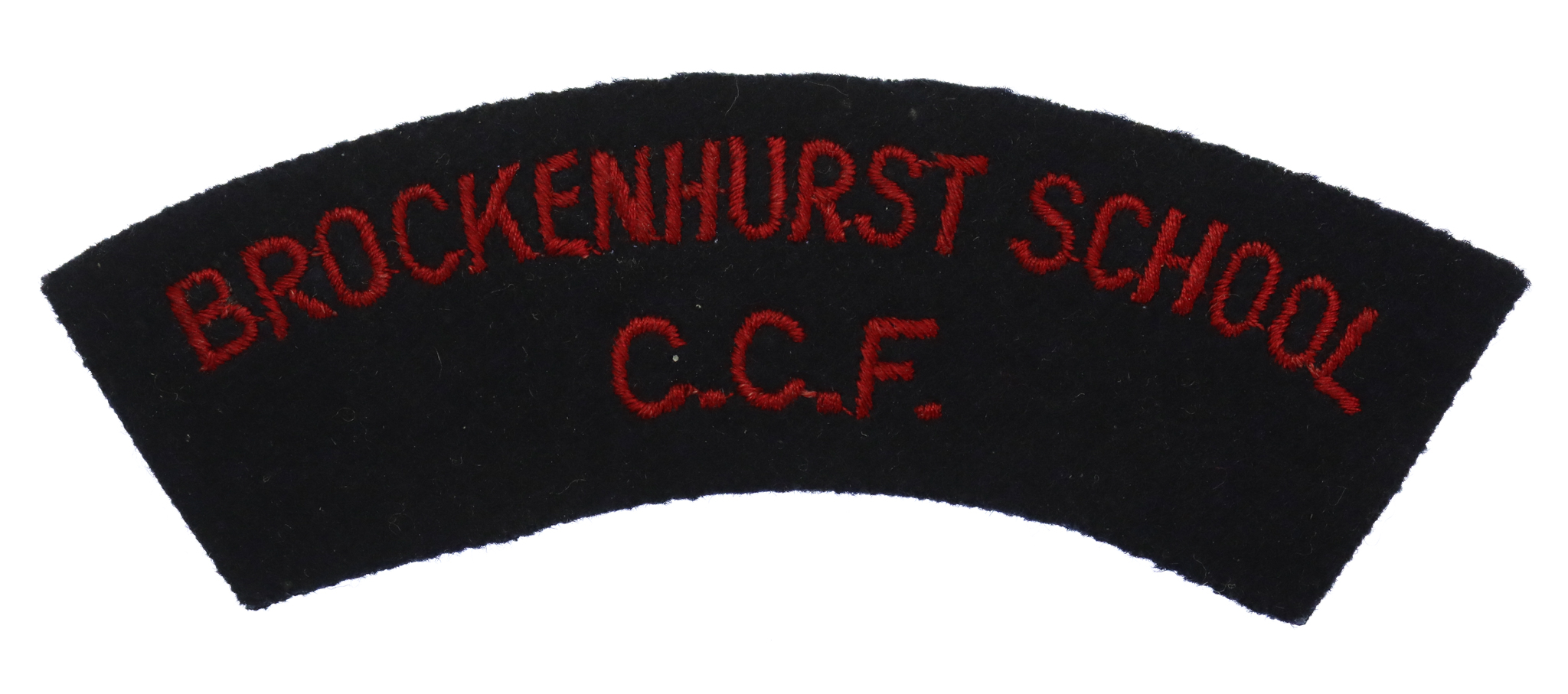 Brockenhurst School C.C.F. Cloth Shoulder Title